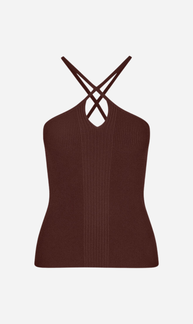 Samsoe Samsoe | Sanina Top - Brown Stone