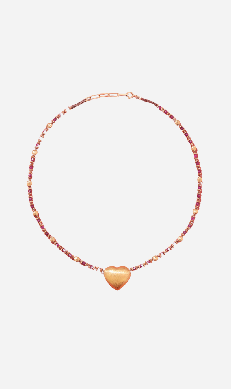 Tityaravy | Bigdil Necklace - Pink/Beige