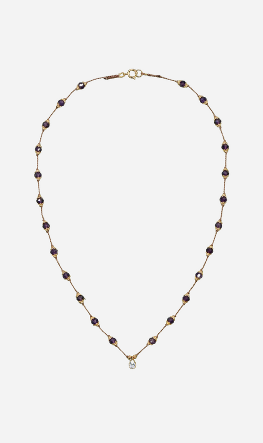 Tityaravy | Sriphala Talisman - Amethyst/Blue Topaz