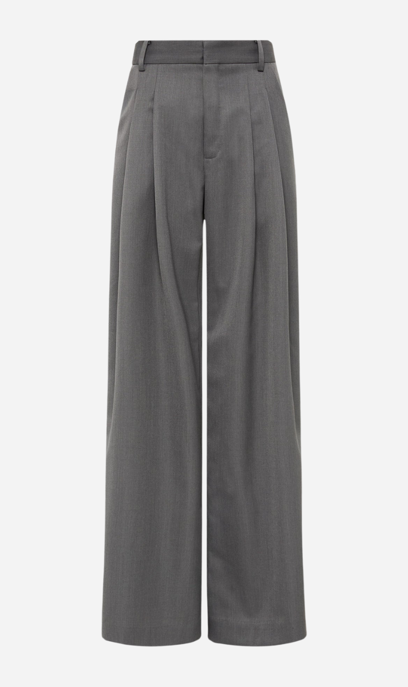 St Agni | Homme Pleat Pants - Pewter