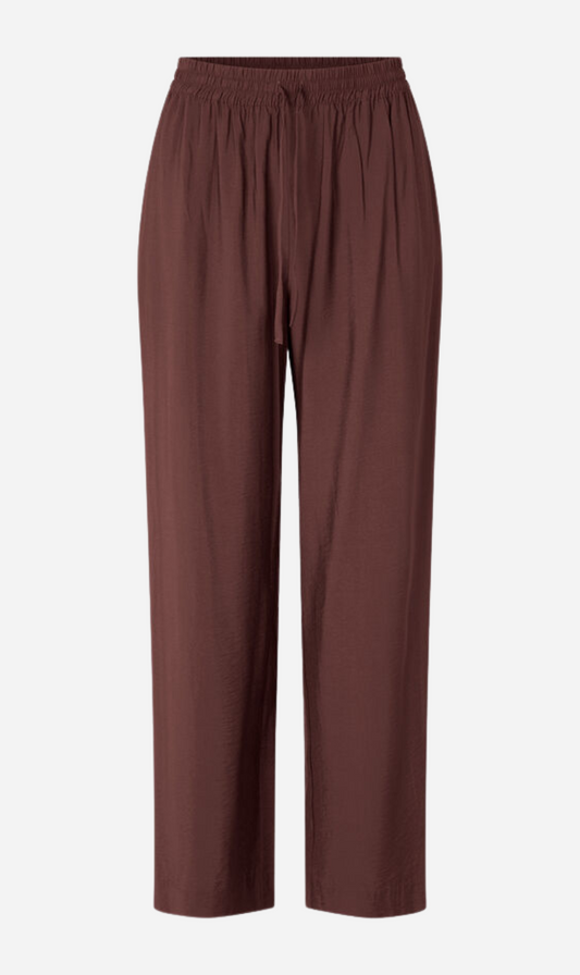 Samsoe Samsoe | Sahelena Trousers - Brown Stone