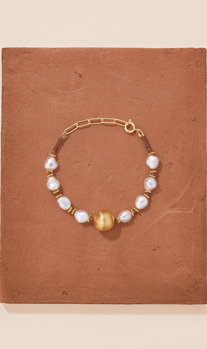 Tityaravy | Samhita Bracelet - Pearls