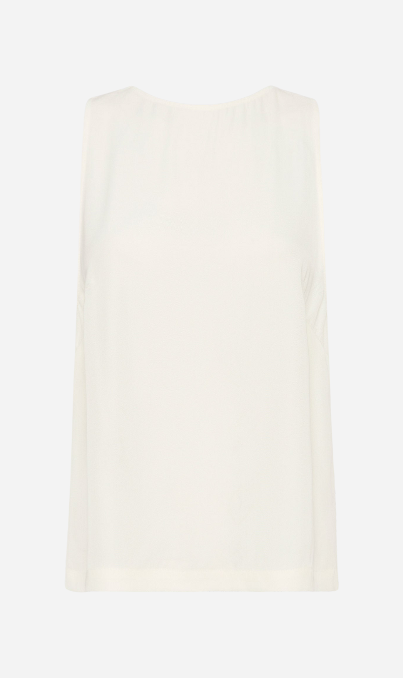St Agni | Viscose Shell Top - Off White