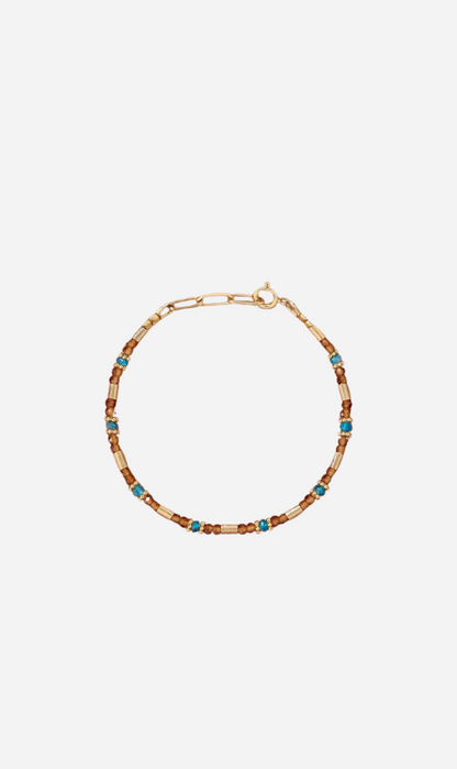 Tityaravy | Sati Bracelet - Garnet Hessonites/Apatite