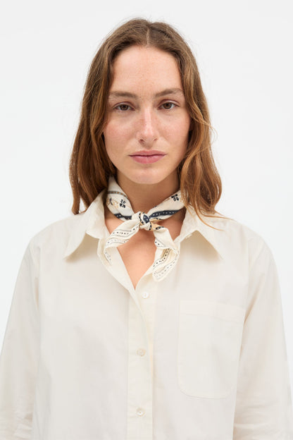 Skall Studio | Skall Floral Scarf - Ivory