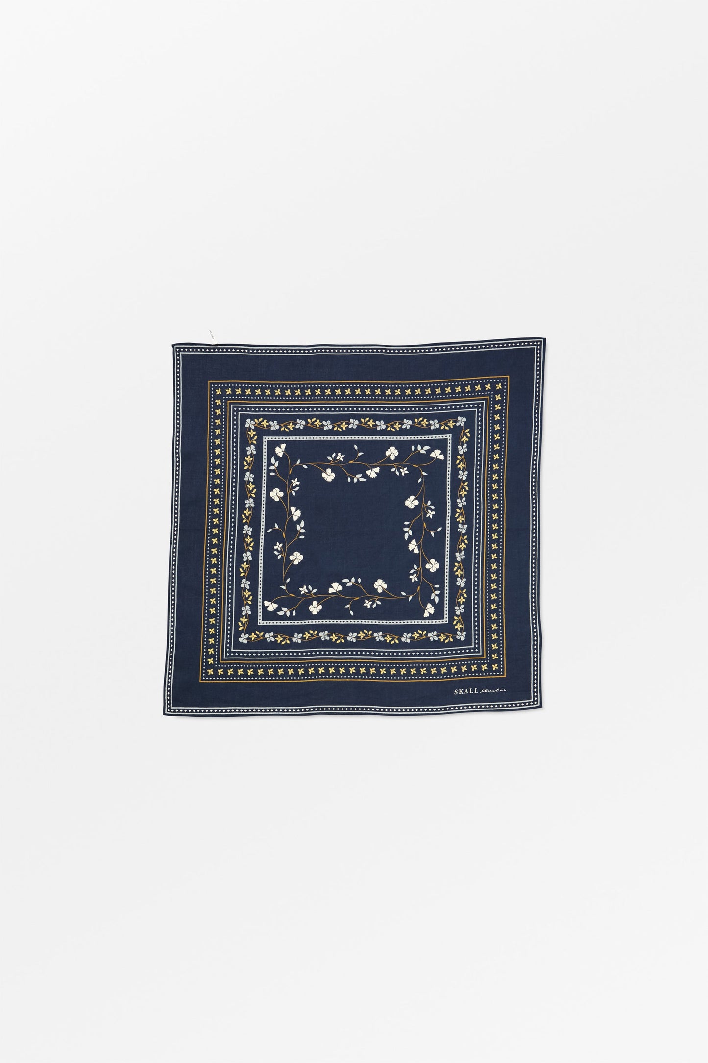 Skall Studio | Skall Floral Scarf - Navy