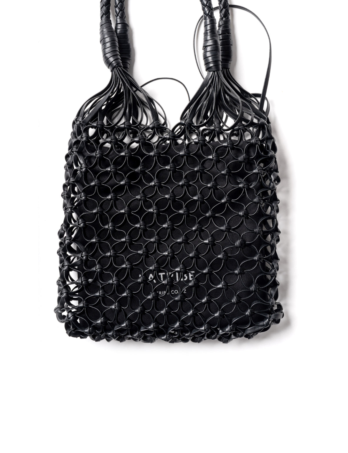 La Tribe | Small Flower Tote - Black