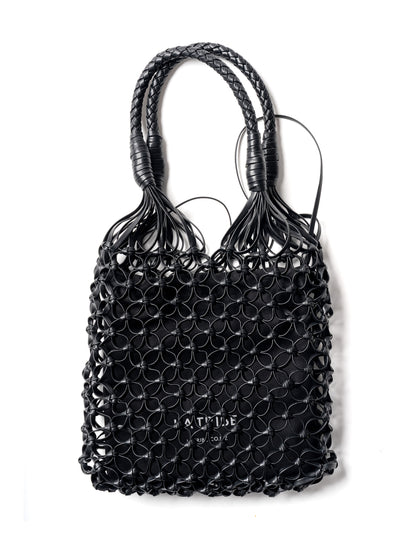 La Tribe | Small Flower Tote - Black