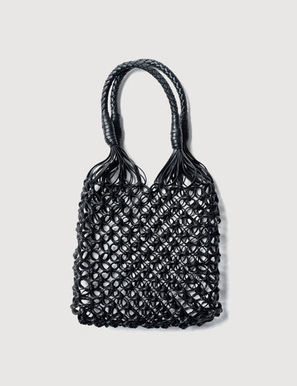 La Tribe | Small Flower Tote - Black