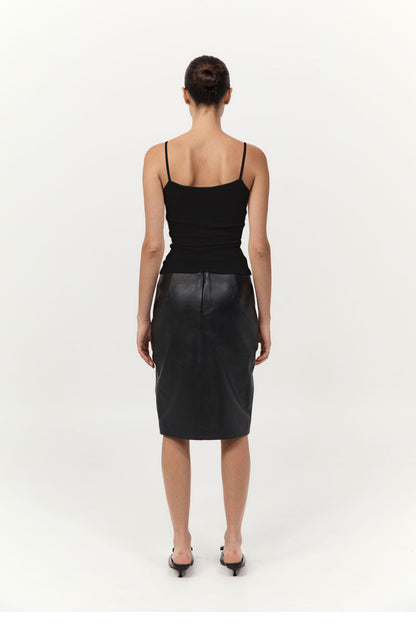 St Agni | Baby Wool Cami - Black