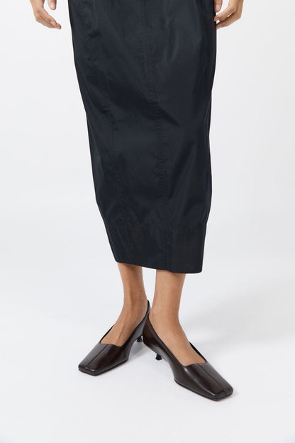 St Agni | Square Toe Pump - Coffee