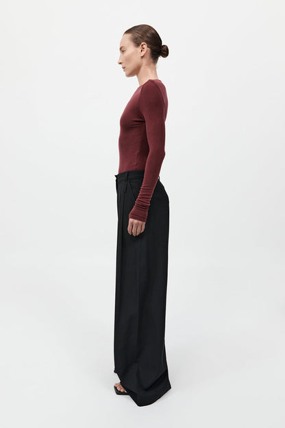 St Agni | Double Loop Pants - Black
