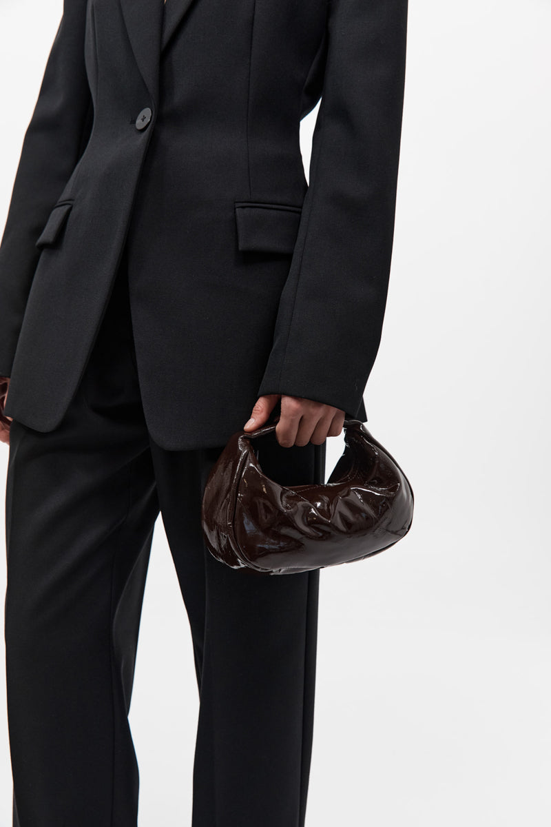 St Agni | Mini Bon Bon Bag - Patent Fudge