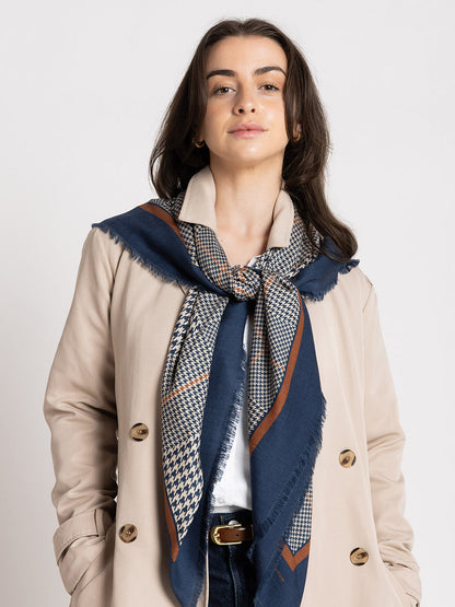 Dark Hampton | The Sutherland Wool Silk Scarf