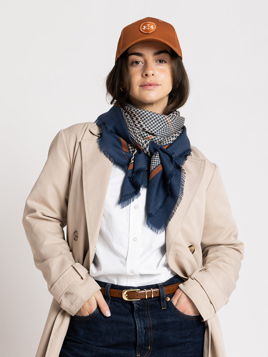 Dark Hampton | The Sutherland Wool Silk Scarf