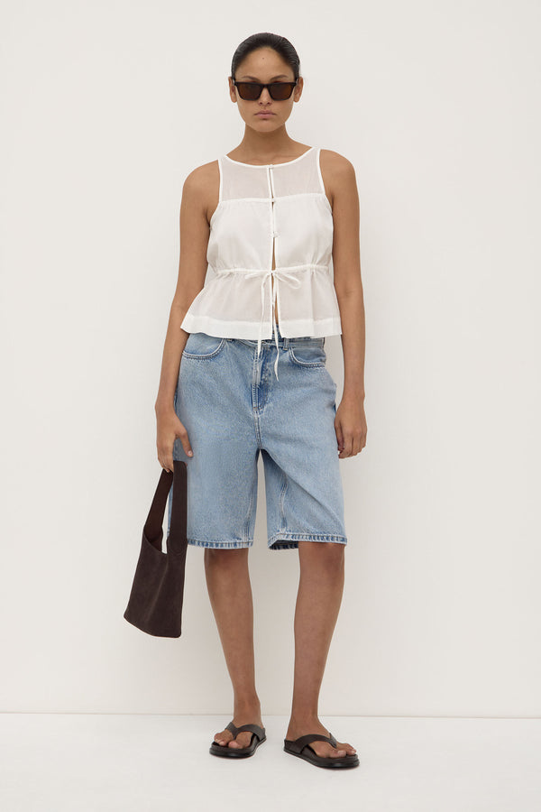 Assembly Label | Suzie Top - White