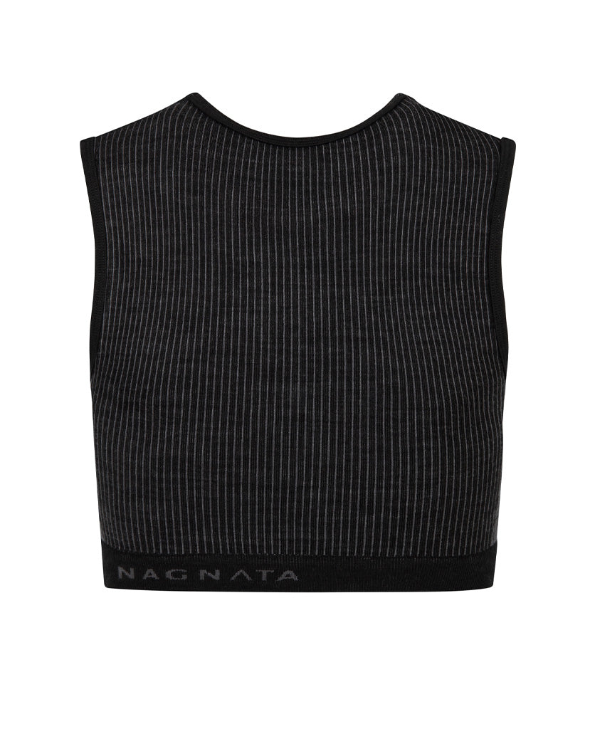 Nagnata | Bodice Crop - Black/Charcoal