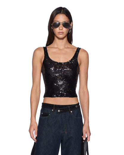 Ksubi | Chloe Tank - Black Spark