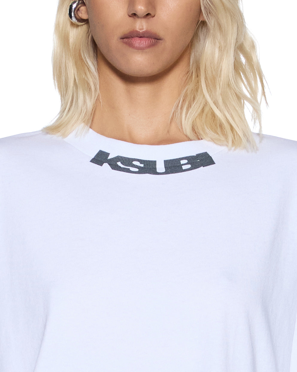 Ksubi | Sott Stamp Boyfriend Ss Tee - White