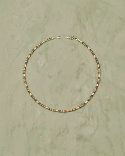 Tityaravy | Sati Necklace - Garnet Hessonites/Apatite