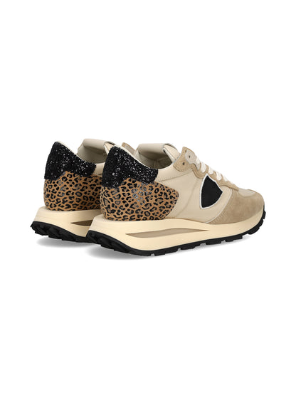 Philippe Model | Tropez Haute Low - Mondial Leo Glitter / Sable Noir
