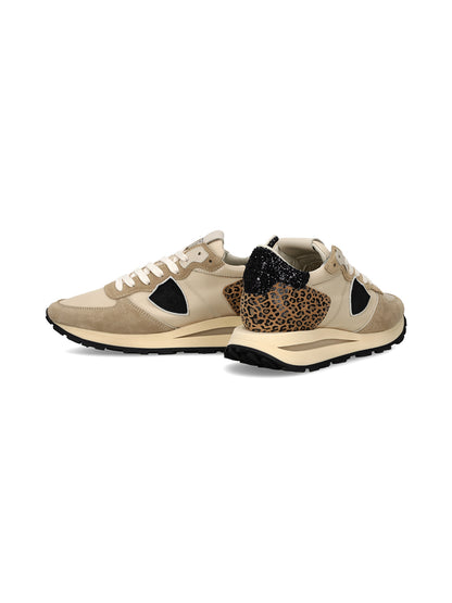 Philippe Model | Tropez Haute Low - Mondial Leo Glitter / Sable Noir
