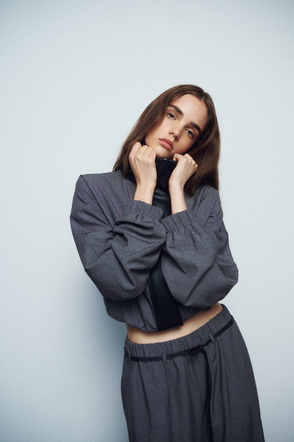 One Of Others | Tyla Pant - Charcoal / Black