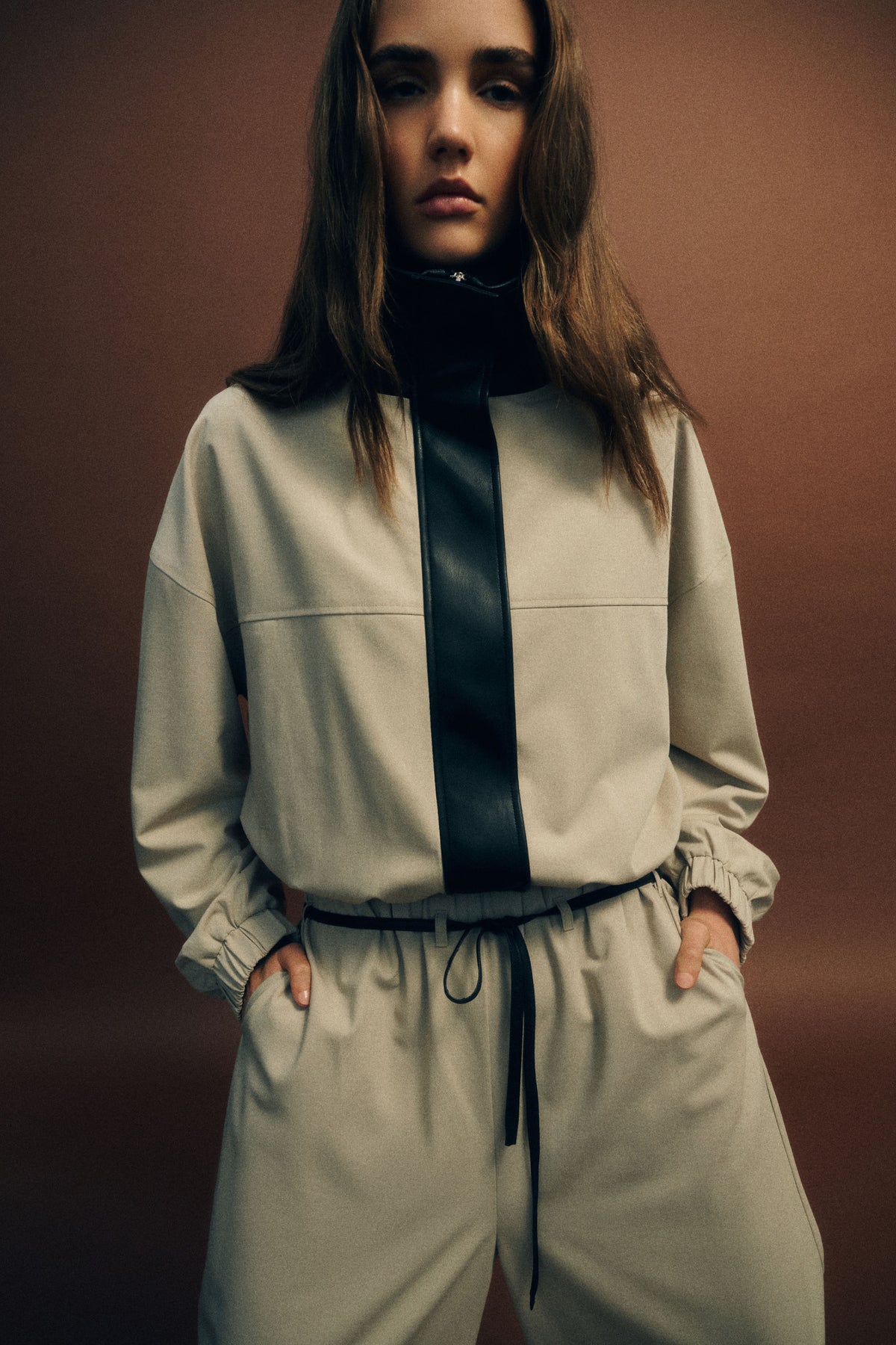 One Of Others | Tove Bomber - Sage / Black