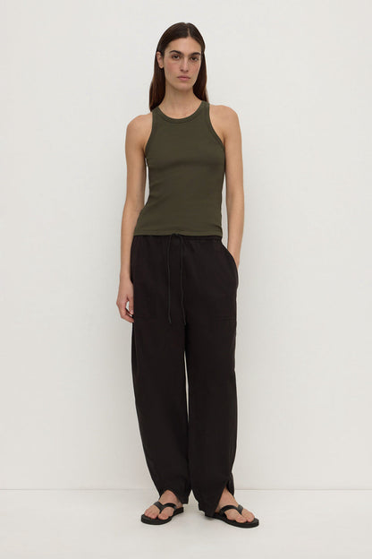 Assembly Label | Tabitha Rib Tank - Dark Military