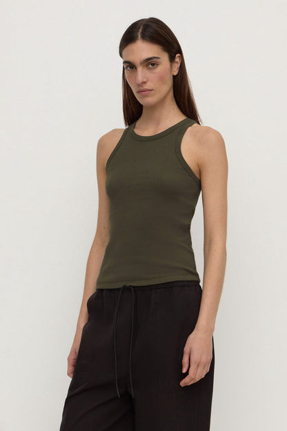 Assembly Label | Tabitha Rib Tank - Dark Military