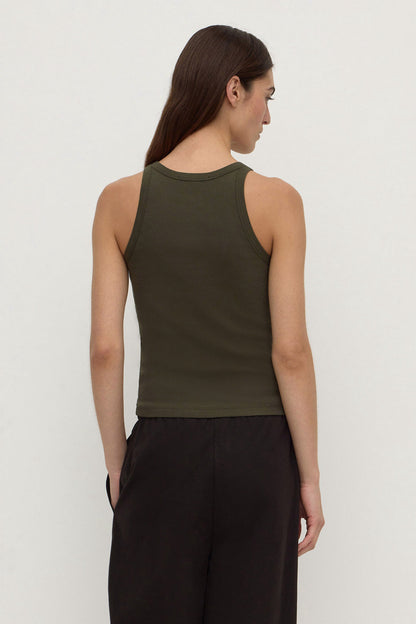 Assembly Label | Tabitha Rib Tank - Dark Military