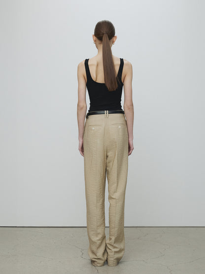 Tonywack | Tencel U Neck Sleeveless - Black