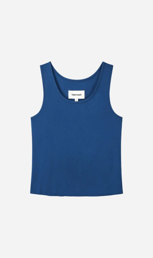 Tonywack | Garment Dyed Cotton Sleeveless - Indigo