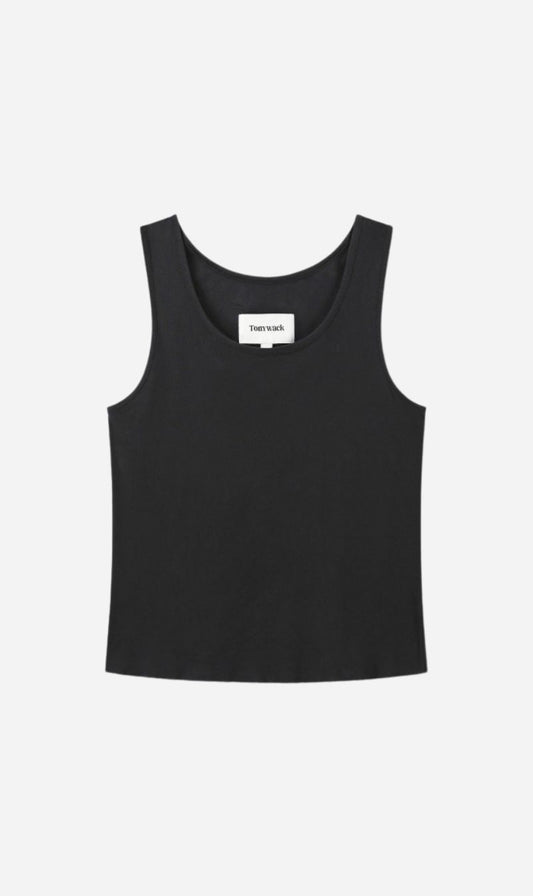 Tonywack | Garment Dyed Cotton Sleeveless - Faded Black