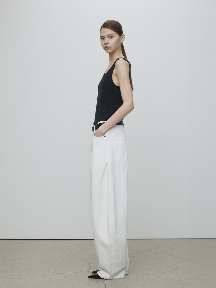 Tonywack | Garment Dyed Cotton Sleeveless - Faded Black
