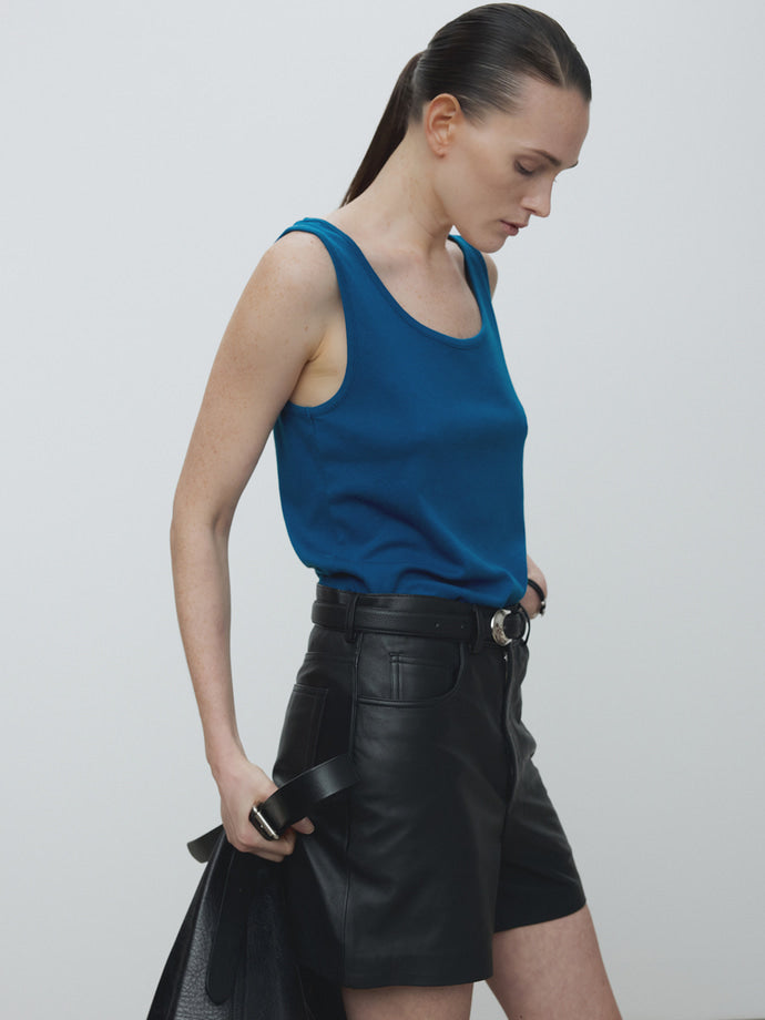 Tonywack | Garment Dyed Cotton Sleeveless - Indigo