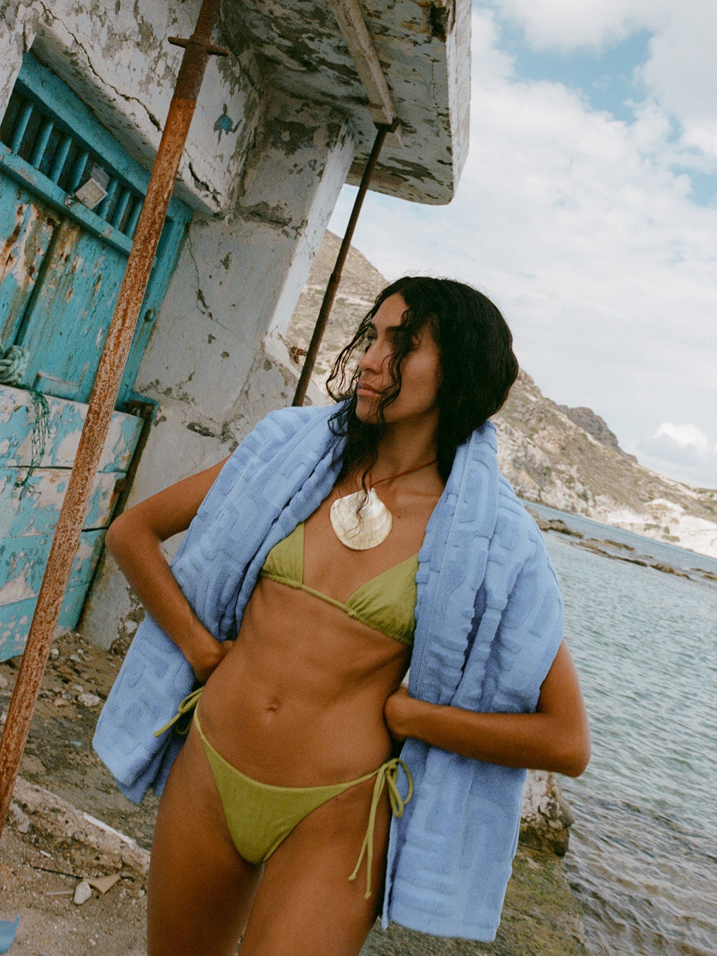 Soleil Soleil | Towel - Kin Cornflower