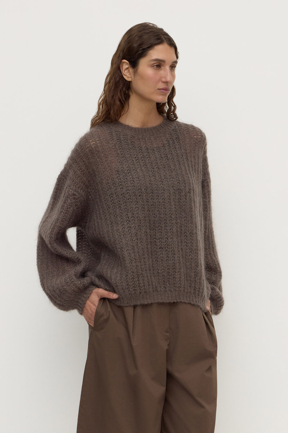 Assembly Label | Tulsa Mohair Knit - Bark