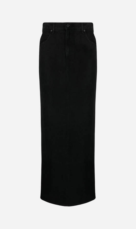Mother Denim | The Candy Stick Skirt - Liquorice
