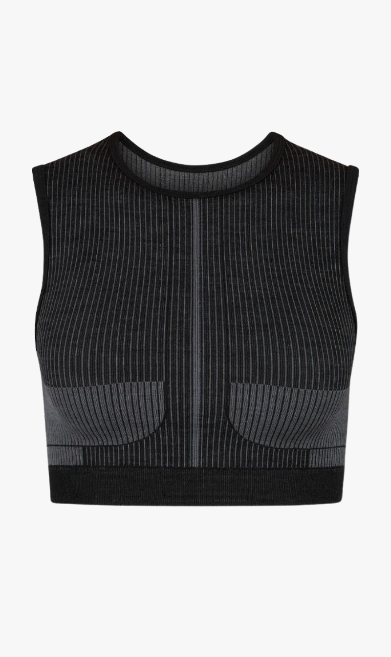 Nagnata | Bodice Crop - Black/Charcoal