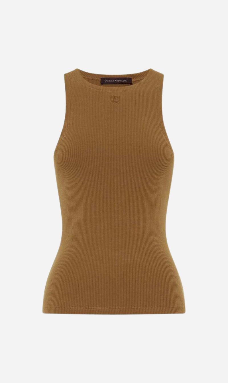 Camilla and Marc | Nora Rib Top - Sahara