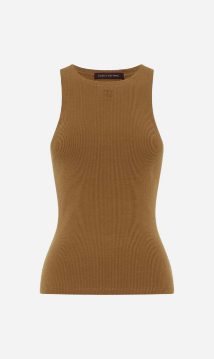 Camilla and Marc | Nora Rib Top - Sahara