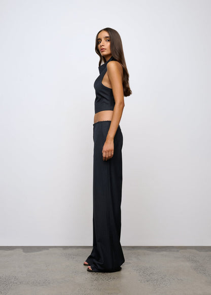 One Of Others | Margot Pant - Navy Pinstripe