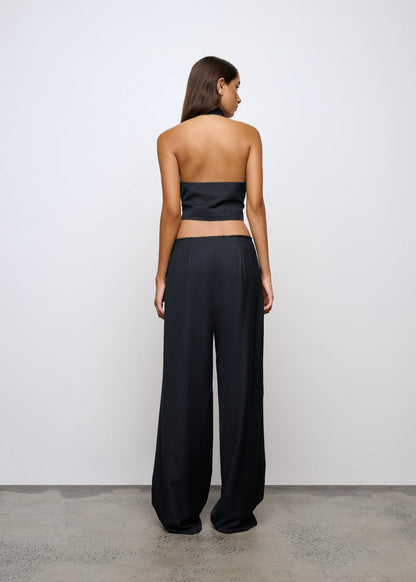 One Of Others | Margot Pant - Navy Pinstripe