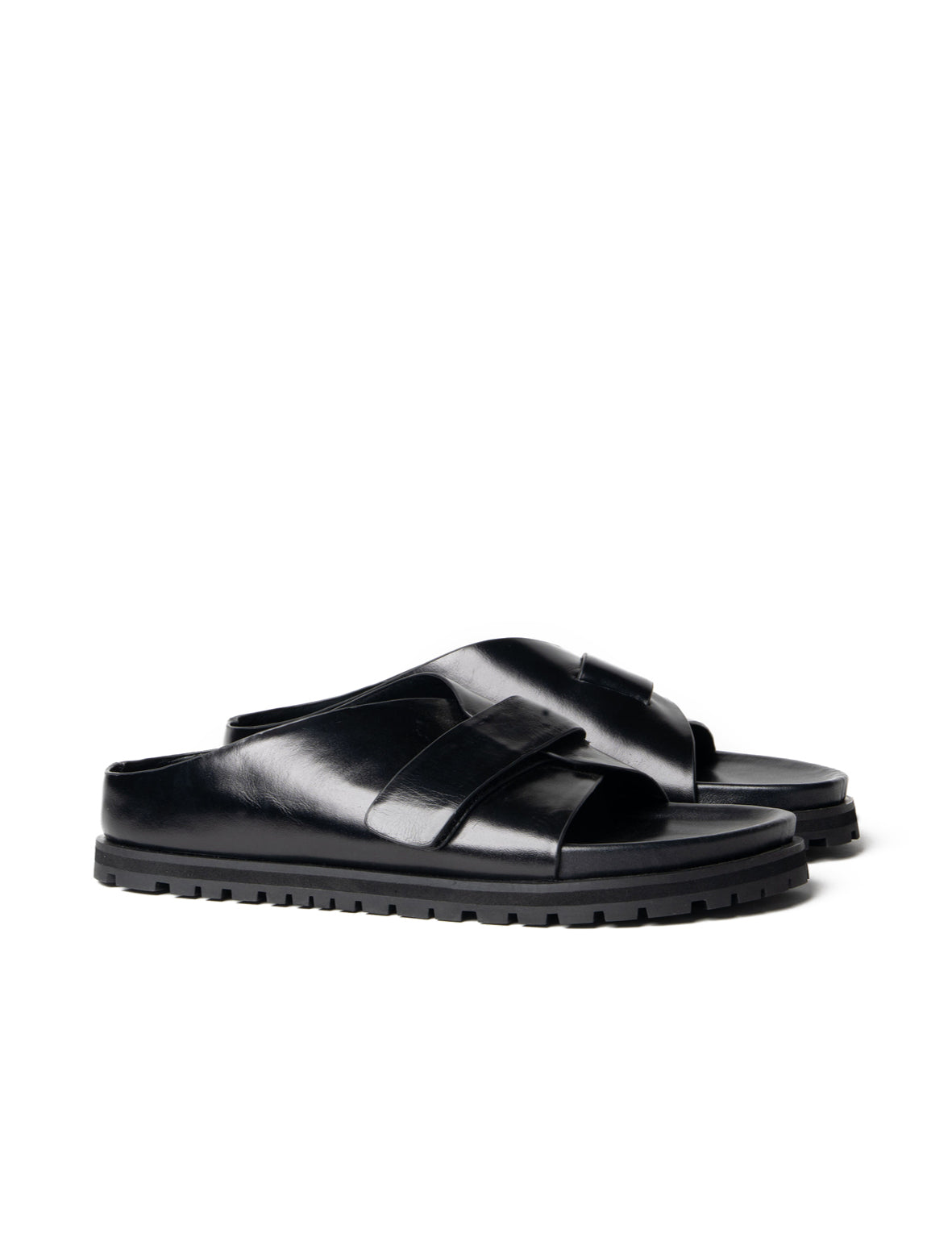 La Tribe | Velcro Strap Slide - Black