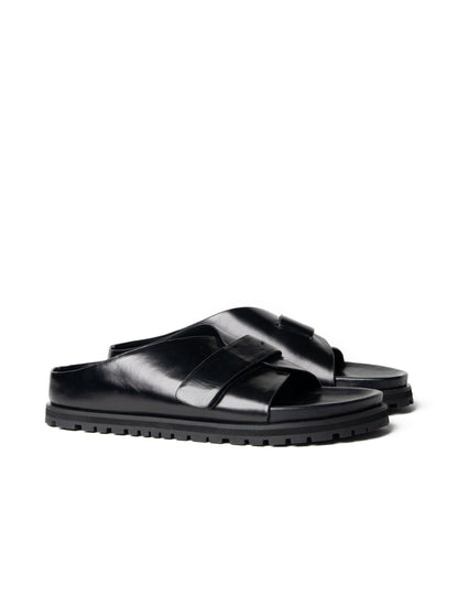 La Tribe | Velcro Strap Slide - Black