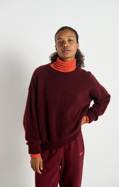 American Vintage | Vitow Pullover - Grenat Melange