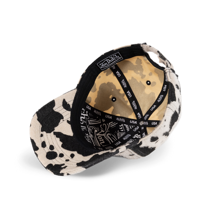 Von Dutch | Animal Skin Dad Cap - Beige / Black
