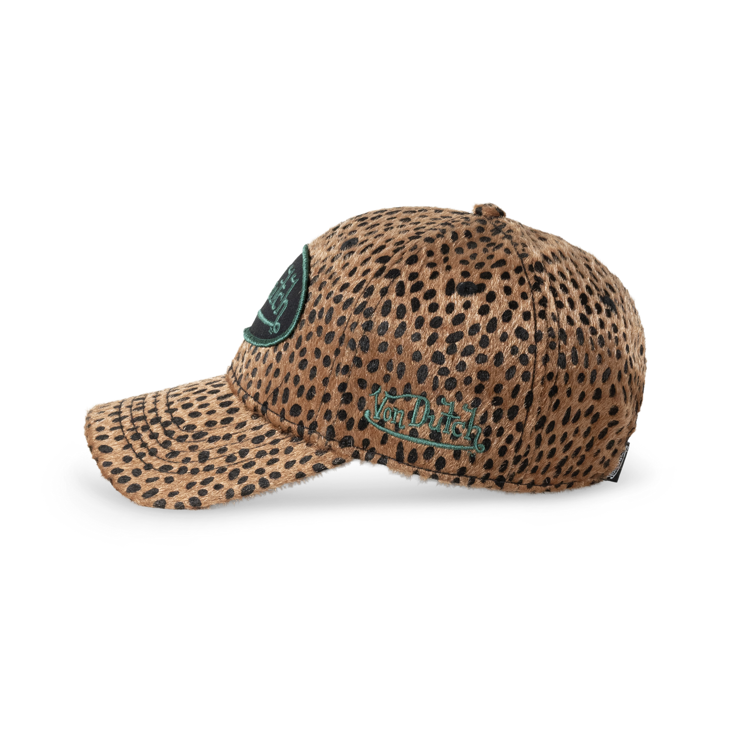 Von Dutch | Animal Skin Dad Cap - Black / Green
