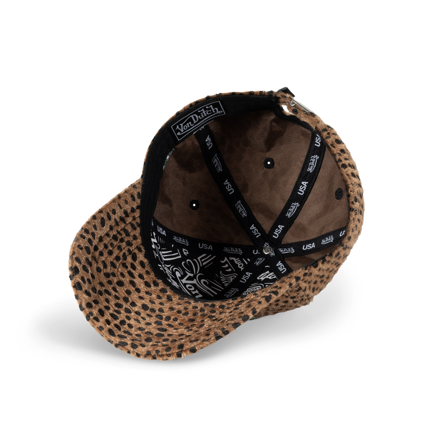 Von Dutch | Animal Skin Dad Cap - Black / Green